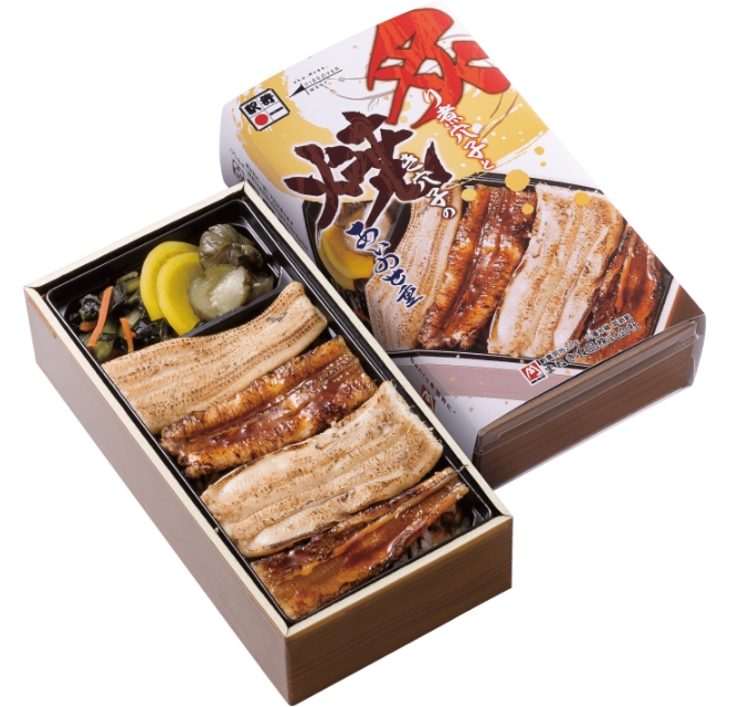 炙り煮穴子と焼き穴子のあいのせ重